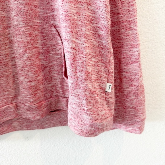 ONIA- Heathered Pink Light Pullover Hoodie Size L - Picture 3 of 5